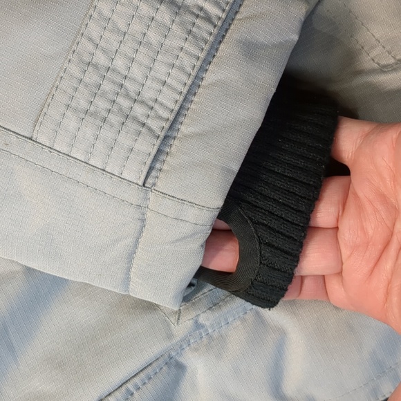 Point Zero 55 Series Canadian Collection Faux Fur Hooded Jacket Men's XS Lt Grey - Picture 12 of 16